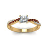 Load image into Gallery viewer, princess-cut-twisted-vine-diamond-engagement-ring-for-women-with-ruby-in-14K-yellow-gold-FD8233PRRGRUDR-NL-YG.jpg