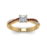 Load image into Gallery viewer, princess-cut-twisted-vine-diamond-engagement-ring-for-women-with-ruby-in-14K-yellow-gold-FD8233PRRGRUDR-NL-YG.jpg
