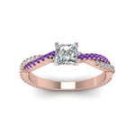 Load image into Gallery viewer, princess-cut-twisted-vine-diamond-engagement-ring-for-women-with-violac-topaz-in-14K-rose-gold-FD8233PRRGVITO-NL-RG.jpg
