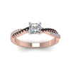 Load image into Gallery viewer, princess-cut-twisted-vine-engagement-ring-for-women-with-black-diamond-in-14K-rose-gold-FD8233PRRGBLACK-NL-RG.jpg