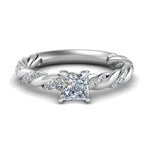 Load image into Gallery viewer, princess-cut-twisted-vine-engagement-ring-in-white-gold-FD9127PRR-NL-WG
