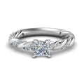 Thumbnail 1 - princess-cut-twisted-vine-engagement-ring-in-white-gold-FD9127PRR-NL-WG