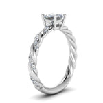 Load image into Gallery viewer, princess-cut-twisted-vine-engagement-ring-in-white-gold-FD9127PRRANGLE2-NL-WG