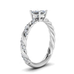Load image into Gallery viewer, princess-cut-twisted-vine-engagement-ring-in-white-gold-FD9127PRRANGLE2-NL-WG
