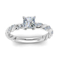 Thumbnail 2 - princess-cut-twisted-vine-engagement-ring-in-white-gold-FD9127PRRANGLE5-NL-WG