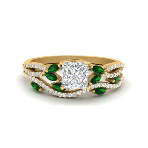 princess-cut-twisted-vine-luxury-emerald-bridal-ring-set-in-yellow-gold-FDENR3211PRGEMGRANGLE3-NL-YG