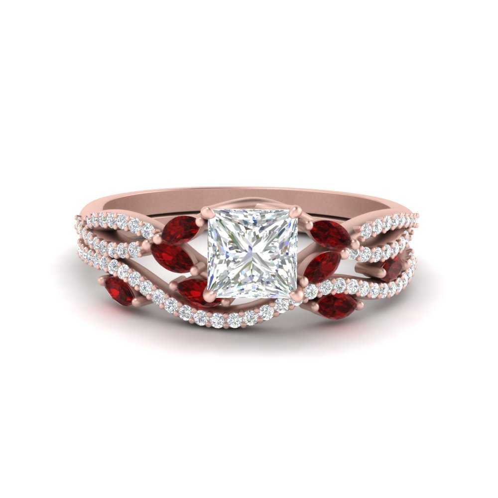princess-cut-twisted-vine-luxury-ruby-bridal-ring-set-in-rose-gold-FDENR3211PRGRUDRANGLE3-NL-RG