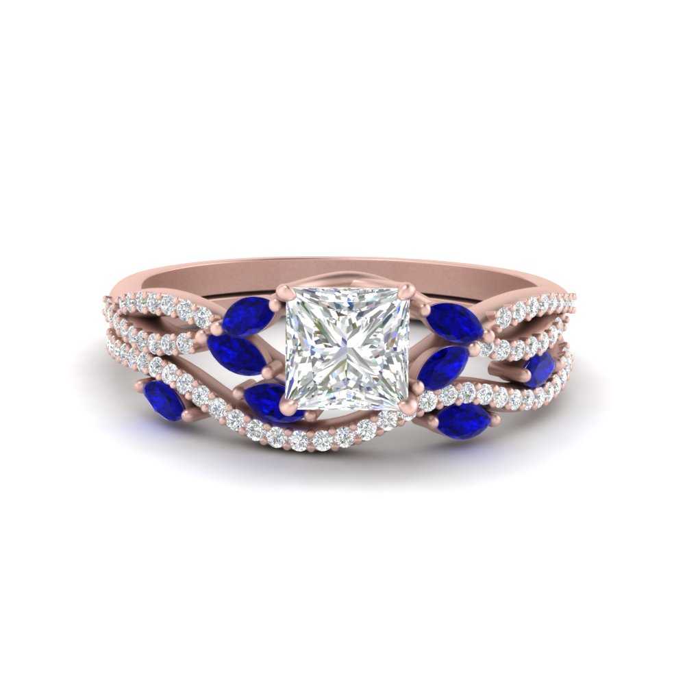 princess-cut-twisted-vine-luxury-sapphire-bridal-ring-set-in-rose-gold-FDENR3211PRGSABLANGLE3-NL-RG