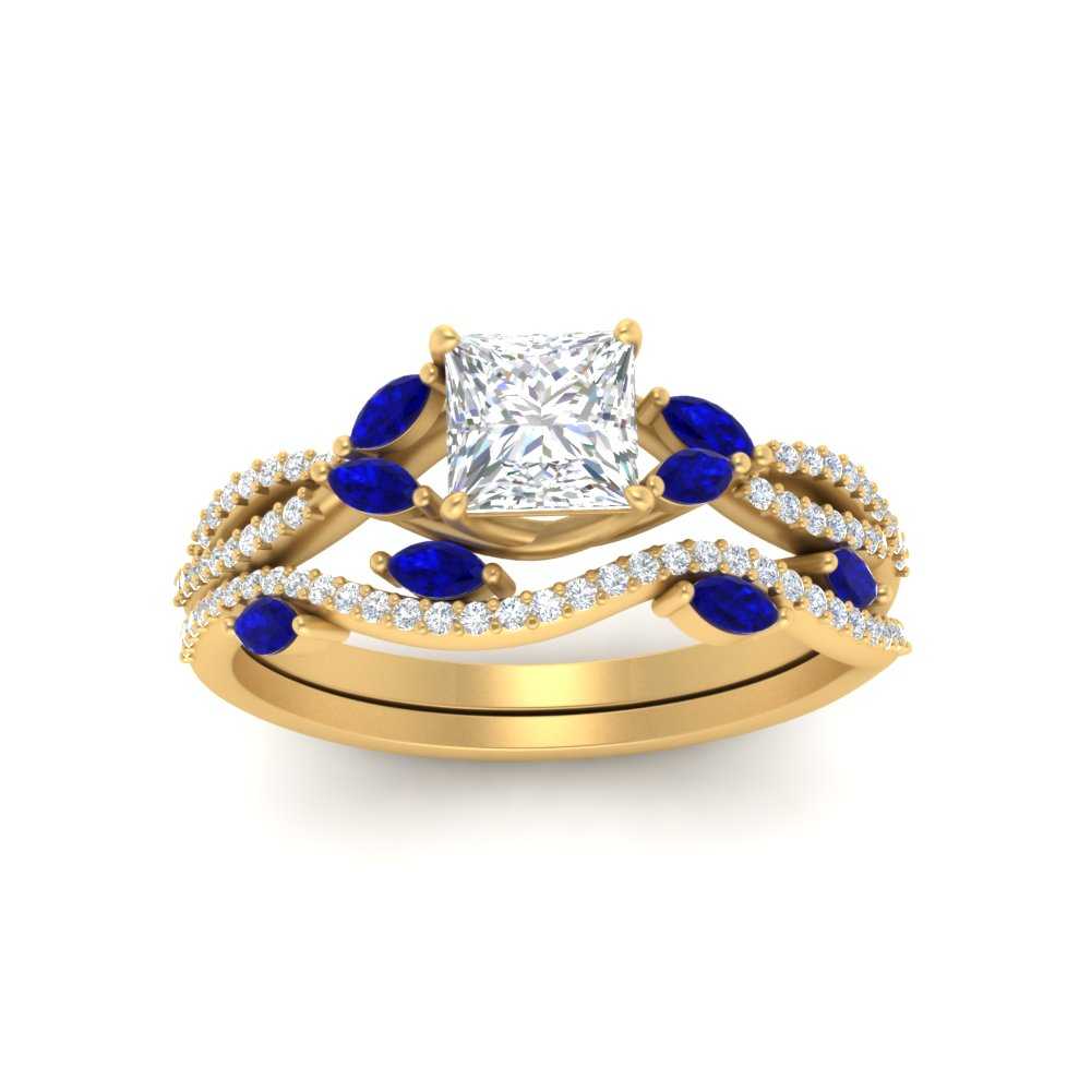 princess-cut-twisted-vine-luxury-sapphire-bridal-ring-set-in-yellow-gold-FDENR3211PRGSABLANGLE3-NL-YG