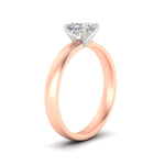 Load image into Gallery viewer, princess-cut-two-tone-3-mm-comfort-fit-solitaire-ring-in-rose-gold-fdens11590prrangle2-3.00mm-nl-rg?v=1758110414
