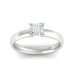 Load image into Gallery viewer, princess-cut-two-tone-3-mm-comfort-fit-solitaire-ring-in-white-gold-fdens11590prrangle5-3.00mm-nl-wg?v=1758110414
