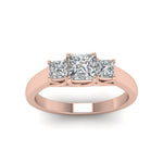 Load image into Gallery viewer, princess-cut-u-prong-three-stone-diamond-engagement-ring-in-14K-rose-gold-FDENR578PRRANGLE5-NL-RG
