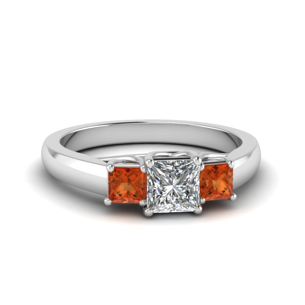 princess-cut-u-prong-three-stone-diamond-engagement-ring-with-orange-sapphire-in-14K-white-gold-FDENR578PRRGSAOR-NL-WG