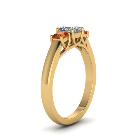 princess-cut-u-prong-three-stone-diamond-engagement-ring-with-orange-sapphire-in-14K-yellow-gold-FDENR578PRRGSAORANGLE2-NL-YG