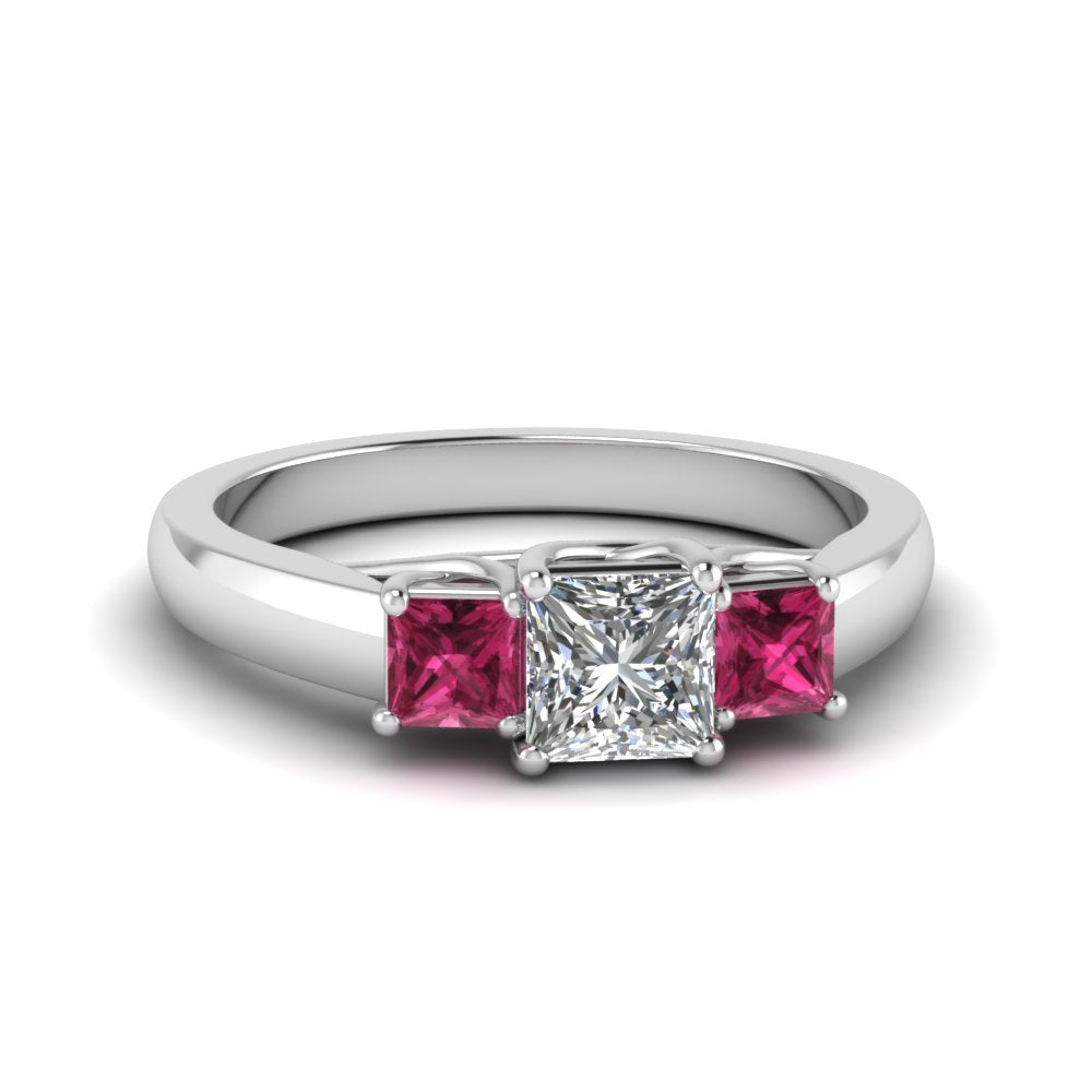 princess-cut-u-prong-three-stone-diamond-engagement-ring-with-pink-sapphire-in-14K-white-gold-FDENR578PRRGSADRPI-NL-WG