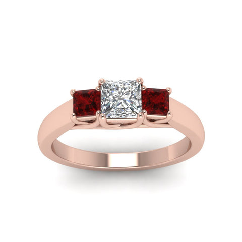 princess-cut-u-prong-three-stone-diamond-engagement-ring-with-ruby-in-14K-rose-gold-FDENR578PRRGRUDRANGLE5-NL-RG
