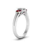 Load image into Gallery viewer, princess-cut-u-prong-three-stone-diamond-engagement-ring-with-ruby-in-14K-white-gold-FDENR578PRRGRUDRANGLE2-NL-WG
