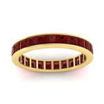 Load image into Gallery viewer, princess-cut-women_s-ruby-eternity-wedding-band-ring-in-yellow-gold-FDEWB160PRBGRUDRANGLE5-4.00CT-NL-YG.jpg?v=1766128423