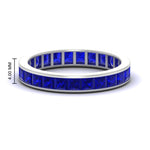 Load image into Gallery viewer, princess-cut-women_s-sapphire-eternity-wedding-band-ring-in-white-gold-FDEWB160PRBGSABL-4.00CT-NL-WG-HW.jpg?v=1766128423