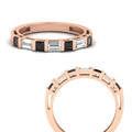 Thumbnail 33 - princess-diamond-and-baguette-black-diamond-bar-set-wedding-band-in-rose-gold-FD11342BGBLACKANGLE3-NL-RG