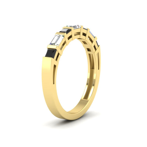 princess-diamond-and-baguette-black-diamond-bar-set-wedding-band-in-yellow-gold-FD11342BGBLACKANGLE2-NL-YG