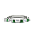 Thumbnail 58 - princess-diamond-and-baguette-emerald-bar-set-wedding-band-in-white-gold-FD11342BGEMGR-NL-WG-HW