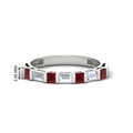 Thumbnail 64 - princess-diamond-and-baguette-ruby-bar-set-wedding-band-in-white-gold-FD11342BGRUDR-NL-WG-HW
