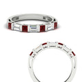 Thumbnail 63 - princess-diamond-and-baguette-ruby-bar-set-wedding-band-in-white-gold-FD11342BGRUDRANGLE3-NL-WG
