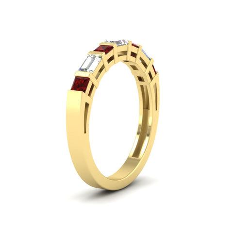 princess-diamond-and-baguette-ruby-bar-set-wedding-band-in-yellow-gold-FD11342BGRUDRANGLE2-NL-YG