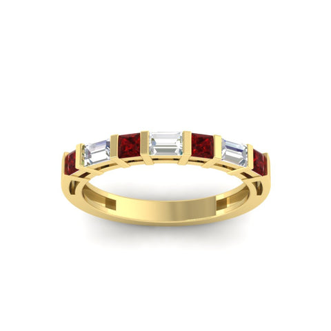 princess-diamond-and-baguette-ruby-bar-set-wedding-band-in-yellow-gold-FD11342BGRUDRANGLE5-NL-YG
