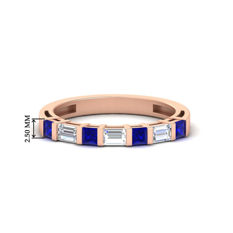 princess-diamond-and-baguette-sapphire-bar-set-wedding-band-in-rose-gold-FD11342BGSABL-NL-RG-HW