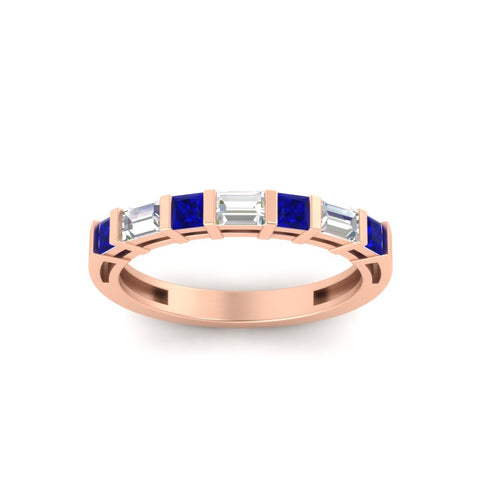 princess-diamond-and-baguette-sapphire-bar-set-wedding-band-in-rose-gold-FD11342BGSABLANGLE5-NL-RG