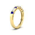 Thumbnail 84 - princess-diamond-and-baguette-sapphire-bar-set-wedding-band-in-yellow-gold-FD11342BGSABLANGLE2-NL-YG