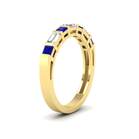 princess-diamond-and-baguette-sapphire-bar-set-wedding-band-in-yellow-gold-FD11342BGSABLANGLE2-NL-YG