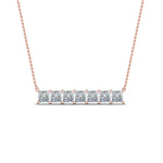 Load image into Gallery viewer, princess-diamond-horizontal-bar-pendant-in-FDPD8420-NL-RG
