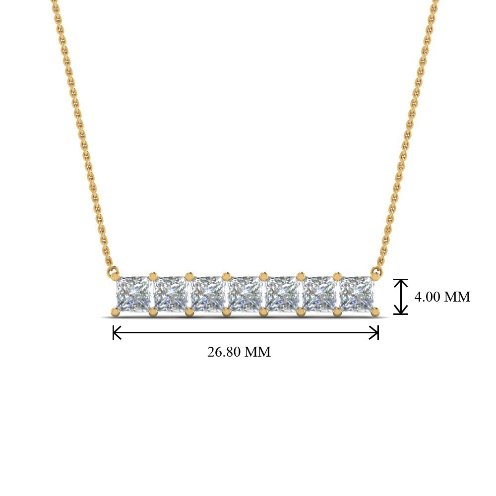 fdpd8420/princess-cut-diamond-horizontal-bar-pendant-in-fdpd8420-fancy-nl-yg