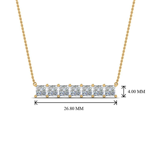 fdpd8420/princess-cut-diamond-horizontal-bar-pendant-in-fdpd8420-fancy-nl-yg