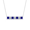 Load image into Gallery viewer, princess-diamond-horizontal-bar-pendant-with-blue-sapphire-in--FDPD8420GSABL-NL-WG