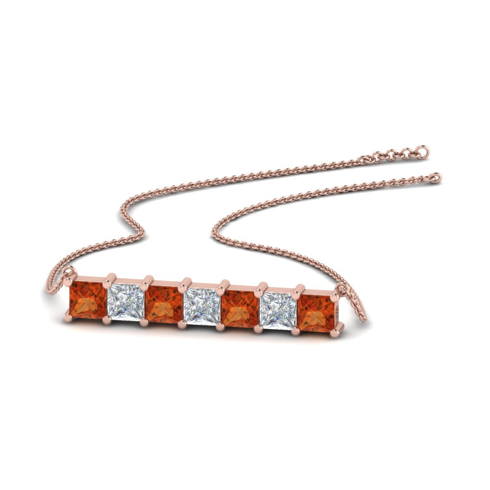 princess-diamond-horizontal-bar-pendant-with-orange-sapphire-in-FDPD8420GSAOR-NL-RG