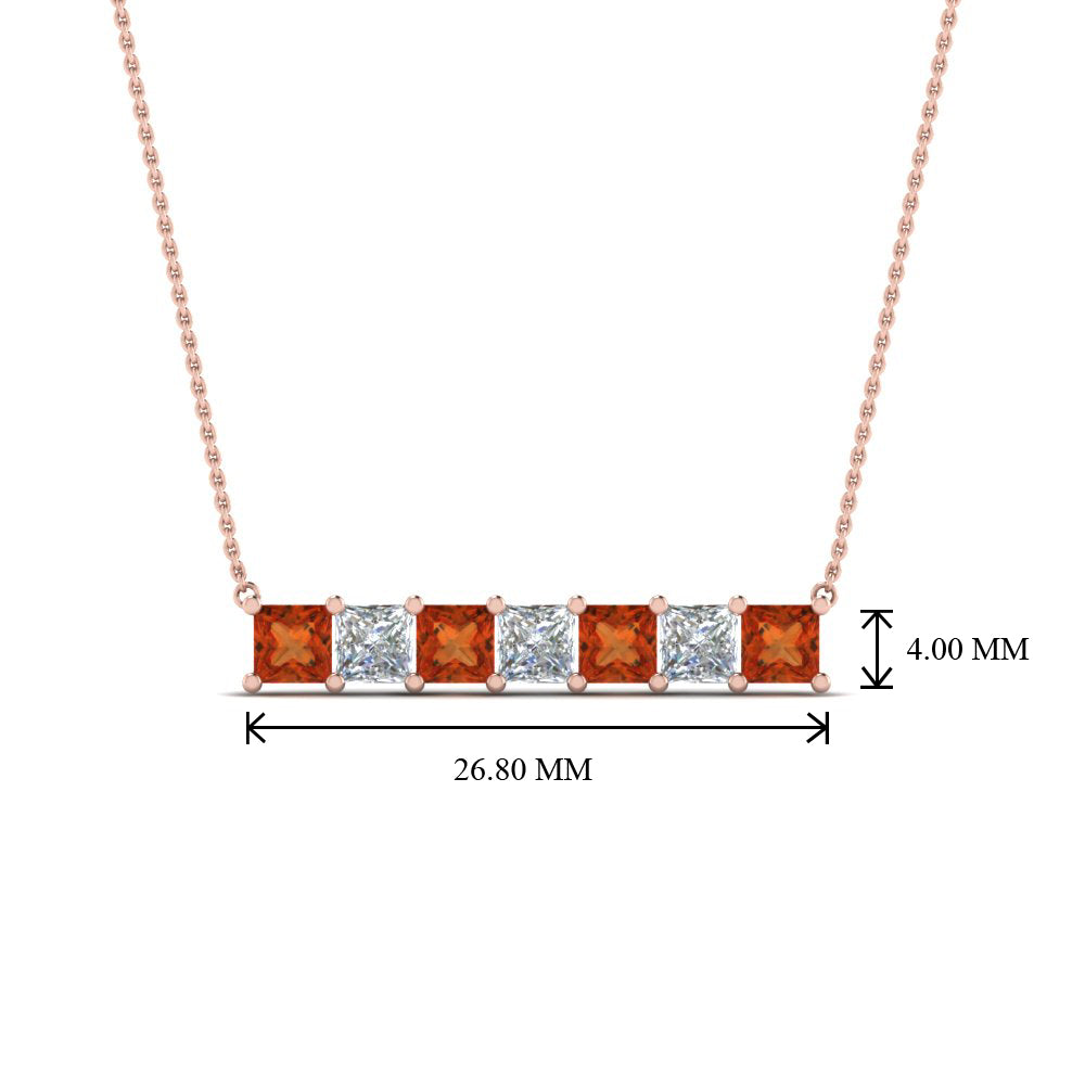 princess-diamond-horizontal-bar-pendant-with-orange-sapphire-in-FDPD8420GSAOR-NL-RG