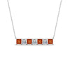 Load image into Gallery viewer, princess-diamond-horizontal-bar-pendant-with-orange-sapphire-in--FDPD8420GSAOR-NL-WG