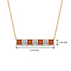Load image into Gallery viewer, princess-diamond-horizontal-bar-pendant-with-orange-sapphire-in--FDPD8420GSAOR-NL-YG