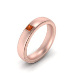 Load image into Gallery viewer, princess-mens-comfort-fit-orange-sapphire-band-in-rose-gold-fd123214prrgsaor-nl-rg
