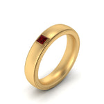 Load image into Gallery viewer, princess-mens-comfort-fit-ruby-band-in-yellow-gold-fd123214prrgrudr-nl-yg
