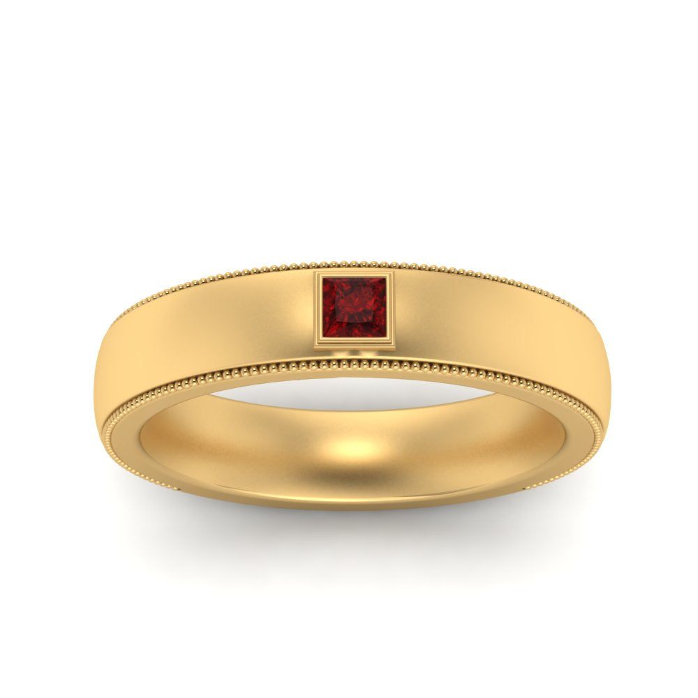 princess-mens-comfort-fit-ruby-band-in-yellow-gold-fd123214prrgrudr-nl-yg