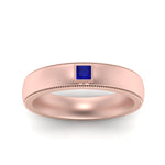Load image into Gallery viewer, princess-mens-comfort-fit-sapphire-band-in-rose-gold-fd123214prrgsabl-nl-rg
