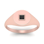 Load image into Gallery viewer, Single Diamond Signet Ring
