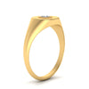 Load image into Gallery viewer, Single Diamond Signet Ring