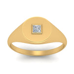 Load image into Gallery viewer, Single Diamond Signet Ring
