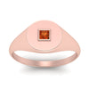 Load image into Gallery viewer, Single Diamond Signet Ring
